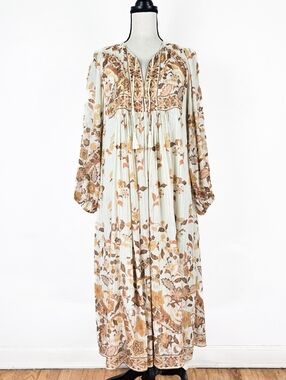 Spell | Dresses | Spell Juniper Boho Midi Dress Eggshell Blue Size Medium